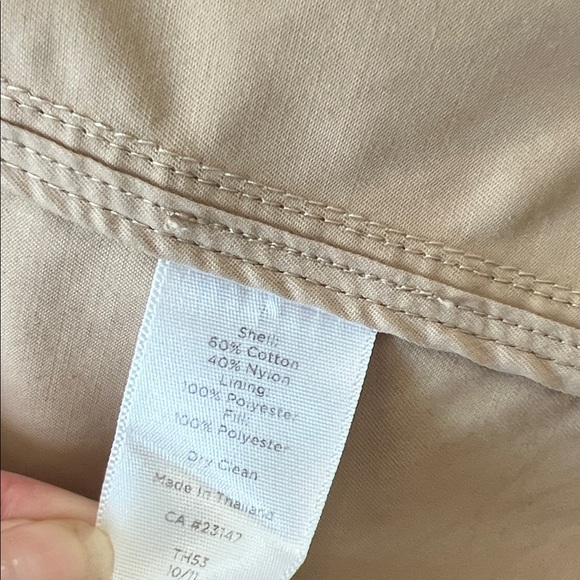Talbots Tan Trench Coat - Picture 6 of 7